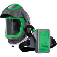 Z-Link Respirator Helmet with Face Seal, Visor & Belt Mount, Facepiece Respirator/Welding Helmet, Lithium-Ion Battery Absolute Business Supply