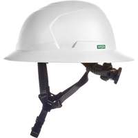 V-Gard H2&reg; Full Brim Safety Helmet, Ratchet Suspension, Non-Vented Absolute Business Supply
