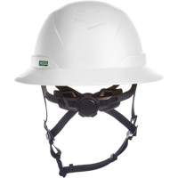 V-Gard H2&reg; Full Brim Safety Helmet, Ratchet Suspension, Non-Vented Absolute Business Supply