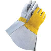 Soudeur doubl&eacute; avec poignet de 5", Cuir de vache refendu, Taille Taille unique Absolute Business Supply