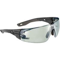 RUSH+ 2.0 M/L Safety Glasses with Black & Grey Frame, Grey/IR 1.7 Lens, Anti-Fog/Anti-Scratch, ANSI Z87+ Absolute Business Supply
