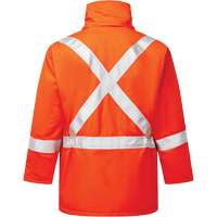 Parka isol&eacute; de 9 oz Haute visibilit&eacute; Avenger, style 515, Hommes, T-petit, Orange Absolute Business Supply