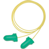 Bouchons d'oreilles en mousse &agrave; basse pression Maximum Lite de Howard Leight, Paire - Sac en poly, Avec cordon Absolute Business Supply