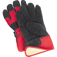 Gants d'ajusteur doubl&eacute;s pour l'hiver &agrave; chaleur sup&eacute;rieure, Grand, Paume en Cuir de vache refendu, Doublure en Thinsulate Absolute Business Supply