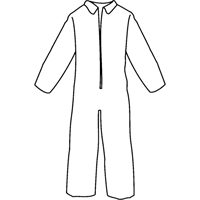 Pyrolon&reg; Plus 2 Disposable FR Coveralls, Small, Blue, FR Treated Fabric Absolute Business Supply