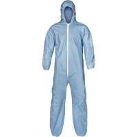 Pyrolon&reg; Plus 2 FR Coveralls, Small, Blue, FR Treated Fabric Absolute Business Supply