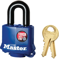 Weather-Resistant Padlock, Keyed Different, Laminated Steel, 1-9/16" Width Absolute Business Supply