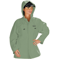V&ecirc;tements imperm&eacute;ables Hurricane ignifuges et r&eacute;sistants &agrave; l'huile, veste, 4T-Grand, Vert Absolute Business Supply