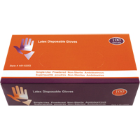 Industrial Grade Gloves, Medium, Latex, Powdered, White Absolute Business Supply