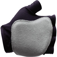 Gants antichocs sans doigts, main droite, T-petit, Paume en Cuir refendu, Poignet &agrave; enfiler Absolute Business Supply