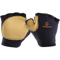 Anti-Impact Tool Grip Fingerless Right-Hand Glove, Size X-Small, Grain Leather Palm Absolute Business Supply