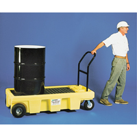 Chariots Poly-Spillcart ATC, 66,5" lo x 29" la x 46,9" h, Cap. de d&eacute;versement 57 gal. US Absolute Business Supply