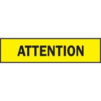 Barricade Tape, Bilingual, 3" W x 200' L, 3 mils, Black on Yellow Absolute Business Supply