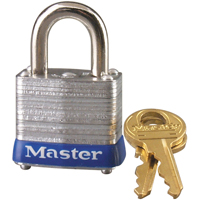 Pin Tumbler Padlock, Keyed Alike, Laminated Steel, 1-1/8" Width Absolute Business Supply