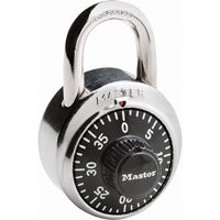Padlock, Combination, Hardened Steel, 1-7/8" Width Absolute Business Supply