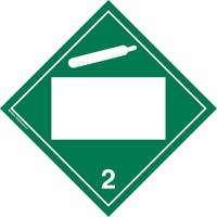 Non-Toxic Gas TDG Placard, Plastic Absolute Business Supply