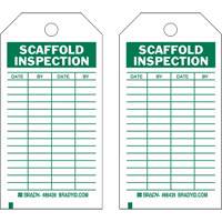 &eacute;tiquettes de rapport d'inspection, Polyester, 4" la x 7" h, Anglais Absolute Business Supply