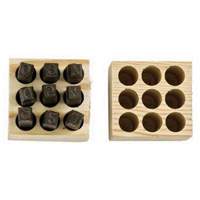 Number Steel Stamp Punch Set, # 4/6/3/2/1/8/9/7/5, 1/4" Absolute Business Supply