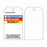 &eacute;tiquettes auto-plastifiantes du droit &agrave; l'information, Polyester, 3" la x 5-3/4" h, Anglais Absolute Business Supply