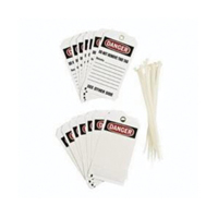 &eacute;tiquettes auto-plastifiantes pour la pr&eacute;vention des accidents, Polyester, 3" la x 5-3/4" h, Anglais Absolute Business Supply