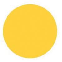 Round Write-On Labels, Circle, 1.5" L x 1.5" W, Yellow Absolute Business Supply