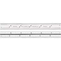 Ensembles de petites &eacute;querres, 6" lo, 8/100" Graduations, Acier, Satin Absolute Business Supply