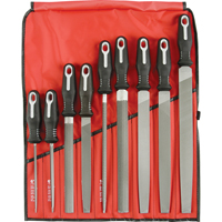 Jeux de 9 limes ergonomiques, 9 pi&egrave;ces Absolute Business Supply