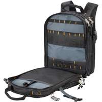 Sacs &agrave; dos pour outils &agrave; 75 pochettes, 13" lo x 17-1/2" la, Noir, Nylon Absolute Business Supply