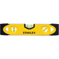 Shock-Resistant Torpedo Level, 9" L, Aluminum, 3 Vials, Magnetic Absolute Business Supply