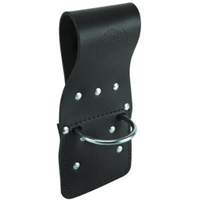 Porte-marteau avec anneau m&eacute;tallique et connexion tunnel, Support pour marteau, Cuir, 1 Poches Absolute Business Supply