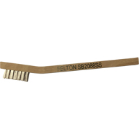 Petites brosses de nettoyage, Acier inoxydable, 3 x 7 rangs de fils, Longueur 7-3/4" Absolute Business Supply
