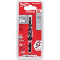 Foret &eacute;tag&eacute; #2 Shockwave Impact Duty, 3/16" - 1/2", Incr&eacute;ments de 1/16", Titane Absolute Business Supply