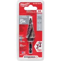 Foret &eacute;tag&eacute; #4 Shockwave Impact Duty, 3/16" - 7/8", Incr&eacute;ments de 1/16", Titane Absolute Business Supply