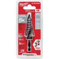 Foret &eacute;tag&eacute; #8 Shockwave Impact Duty, 1/2" - 1", Incr&eacute;ments de 1/16", Titane Absolute Business Supply