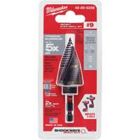 Foret &eacute;tag&eacute; #9 Shockwave Impact Duty, 7/8" - 1-1/8", Incr&eacute;ments de 1/4", Titane Absolute Business Supply