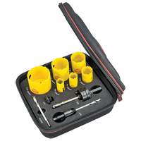 Trousse de scie pour plombier pour trou &agrave; coupe profonde, 10 morcea Absolute Business Supply