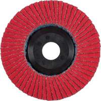 Flap Disc, 4-1/2" x 5/8"-11, Type 27, 40 Grit, Ceramic Absolute Business Supply