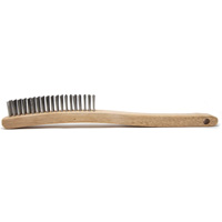 Brosse de nettoyage, Acier inoxydable, 4 x 19 rangs de fils, Longueur 13-11/16" Absolute Business Supply