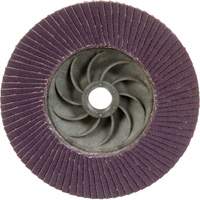 Disque &agrave; lamelles &agrave; changement rapide 769F, 4-1/2" x 5/8"-11, Type 27, Grain 120+, C&eacute;ramique Absolute Business Supply