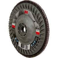 Disque &agrave; lamelles &agrave; changement rapide 769F, 5" x 5/8"-11, Type 27, Grain 120+, C&eacute;ramique Absolute Business Supply