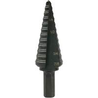 Multi-Hole Step Bit, 3/16"/4.8 mm - 7/8"/#4/22.2 mm  Absolute Business Supply