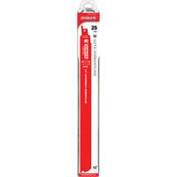 Lame de scie alternative autod&eacute;montage, Bim&eacute;tal, 10-14 Dents par pouce, 12" lo x 1" la Absolute Business Supply
