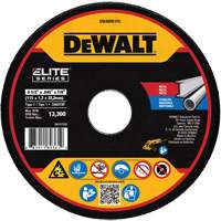 Meule de tronçonnage des m&eacute;taux XP, 4-1/2" x 0,045", Arbre 7/8", C&eacute;ramique, Type 1 Absolute Business Supply