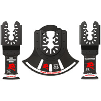 3-Piece Universal Fit Bi-Metal Oscillating Blade Set Absolute Business Supply