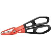 13" Serrated Aluminum Tinner Snip with Dipped Handle, 3" Cut Length, Straight Cut Absolute Business Supply