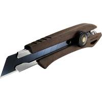 Ratchet Lock Knife, 18 mm, Wood Handle Absolute Business Supply