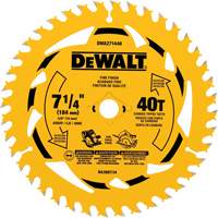 Circular Saw Blade, 7-1/4", 40 Teeth, Wood Use Absolute Business Supply