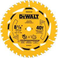 Cross Cutting Circular Saw Blade, 8-1/4", 40 Teeth, Wood Use Absolute Business Supply