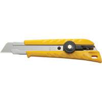 Ratchet Lock Utility Knife with Solid Blade, 18 mm, Stainless Steel Blade Absolute Business Supply