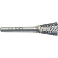 Fraise en forme de c&ocirc;ne invers&eacute;, 3/8" dia., 1/4" Tige, 3/8" Prof. de la coupe Absolute Business Supply